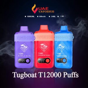 Tugboat T12000 vs MYLE Turbo 20000- Disposable Vape Comparison in UAE 1 Best Tugboat T12000 Puffs 50Mg Disposable Vape In Dubai, UAE