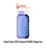 Vozol Gear Ice & Sweet 50K Puffs Disposable Vape – Cooler, Sweeter –grape ice