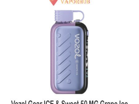 Vozol Gear Ice & Sweet 50K Puffs Disposable Vape – Cooler, Sweeter –grape ice