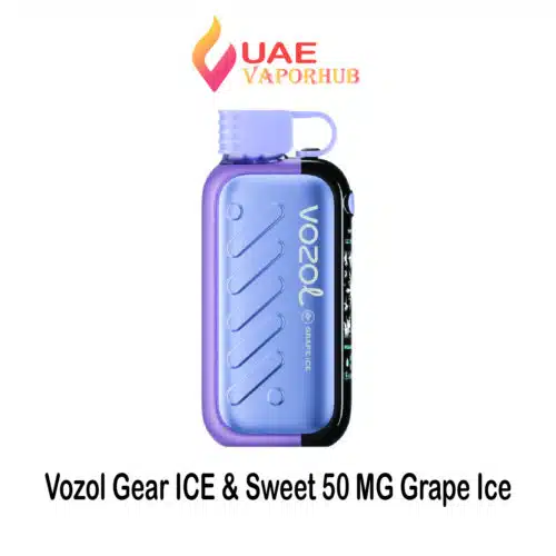 Vozol Gear Ice & Sweet 50K Puffs Disposable Vape – Cooler, Sweeter –grape ice