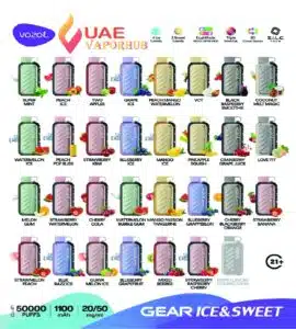 Vozol Gear Ice & Sweet 50K Puffs Disposable Vape – Cooler, Sweeter – Make It Yours!  
