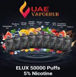 ELUX Astra 50000 Puffs 50mg Disposable Vape at UAE Vapor Hub
