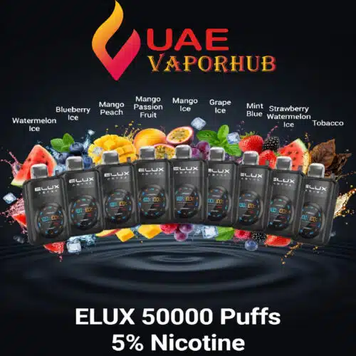 ELUX Astra 50000 Puffs 50mg Disposable Vape at UAE Vapor Hub