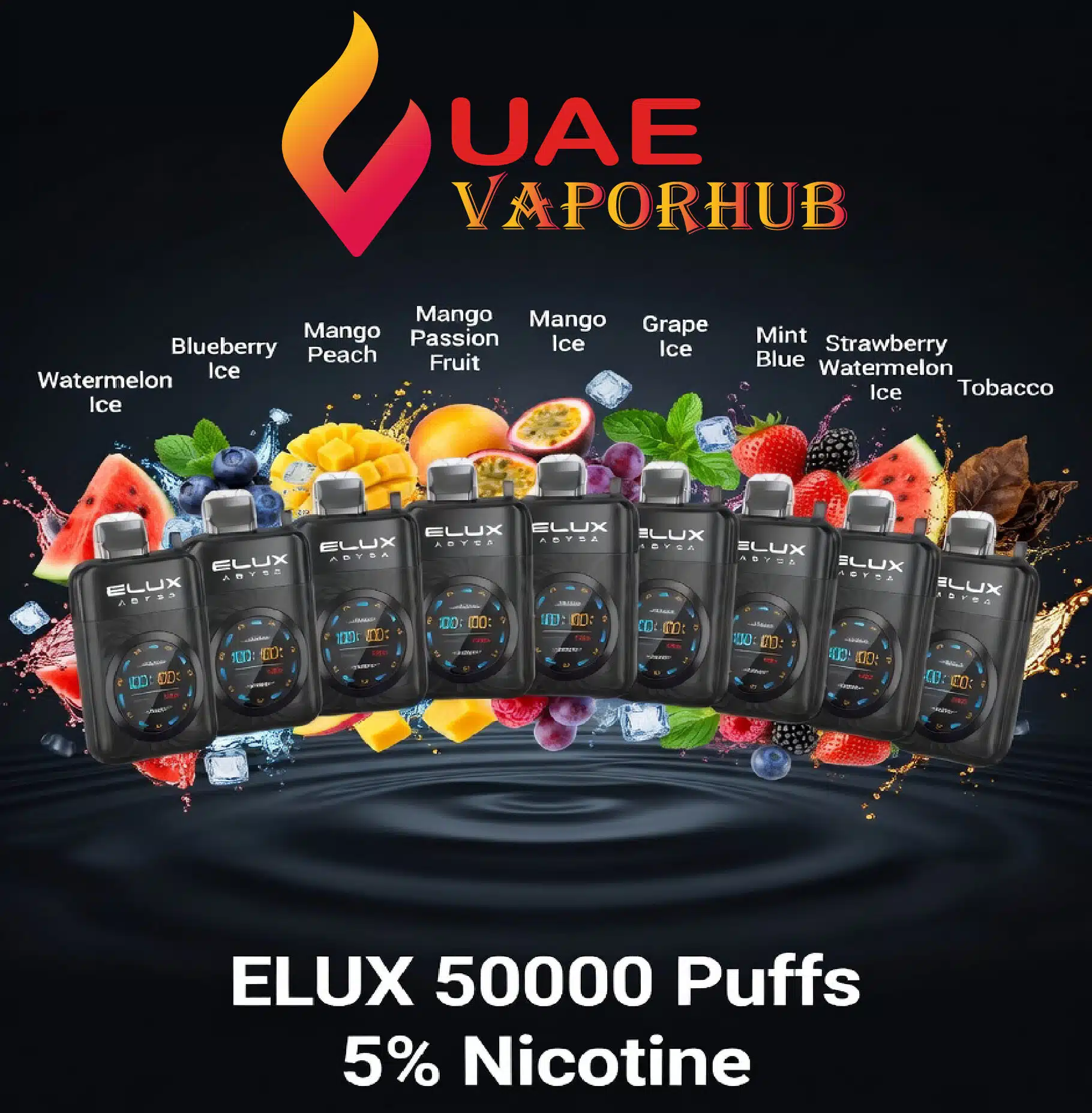Elux 50000 Puffs Disposable vape ELUX Astra 50000 Puffs 50mg Disposable Vape at UAE Vapor Hub