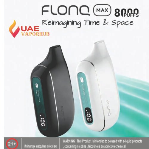 Flonq Max S 8000 Puffs Disposable Vape – Long‑Lasting Rechargeable Vape in UAE At UAE Vapor Hub AE