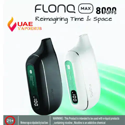 Flonq Max S 8000 Puffs Disposable Vape – Long‑Lasting Rechargeable Vape in UAE At UAE Vapor Hub AE