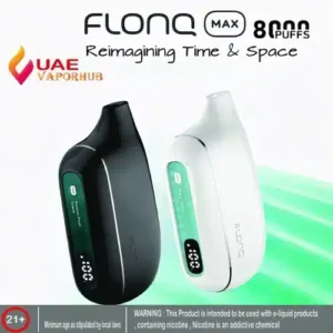 Flonq Max S 8000 Puffs Disposable Vape – Long‑Lasting Rechargeable Vape in UAE At UAE Vapor Hub AE