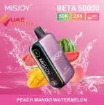MISJOY Beta 50000 Puffs 50mg Peach Mango Watermelon Disposable Vape in UAE