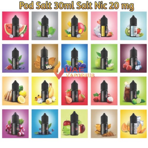 Pod Salt 30ml Salt Nic 20mg vape Juice in UAE