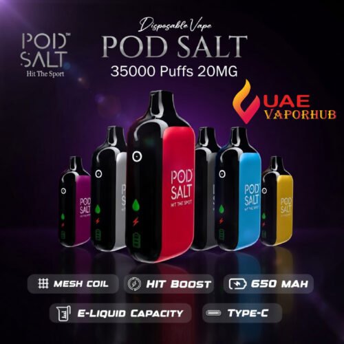 Pod Salt 35000 Puffs 20mg Disposable Vape at UAE Vapor Hub