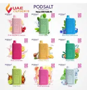Pod Salt Nexus 6000 Puffs 2% Disposable Vape at UAE Vapor Hub