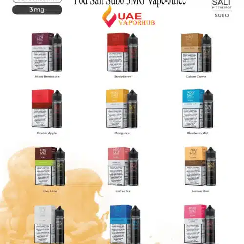 Pod Salt Subo 50ML 3MG Vape-Juice at UAE Vapor Hub AE