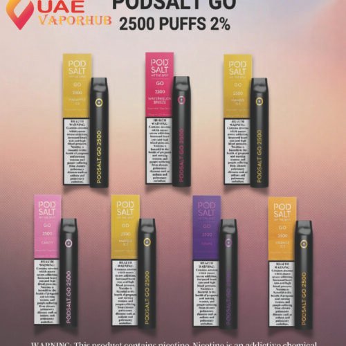 Pod Salt Go Candy 2500 Puffs 2% Disposable Vape in UAE