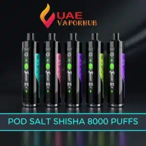 Pod Salt Shisha 8000 Puffs 3mg Disposable Vape at UAE Vapor Hub