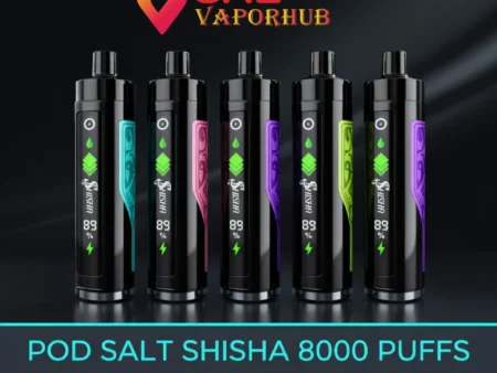 Pod Salt Shisha 8000 Puffs 3mg Disposable Vape at UAE Vapor Hub
