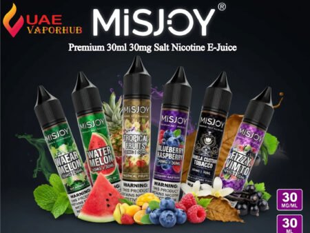 Premium Misjoy 30ml 30mg Salt Nicotine vape juice at UAE Vapor Hub