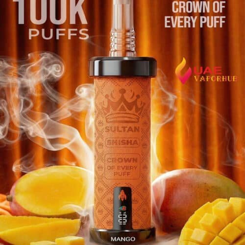 Sultan Xtra Shisha 100,000 Puffs 2mg Disposable Vape Mango