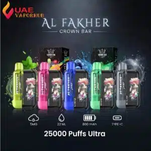Al Fakher Crown Bar 25000 Puffs 50mg Ultra Disposable Vape