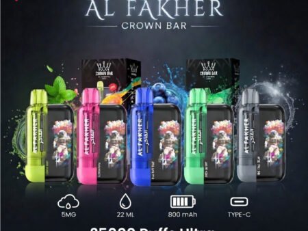 Al Fakher Crown Bar 25000 Puffs 50mg Ultra Disposable Vape