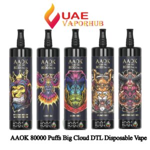 AAOK 80000 Puffs Big Cloud DTL Disposable Vape at UAE Vapor Hub