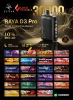 Elf Bar Raya D3 Pro 30000 Puffs Disposable Vape at UAE Vapor Hub