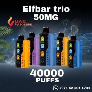 Elf Bar Trio 40000 Puffs Disposable Vape at UAE Vapor Hub