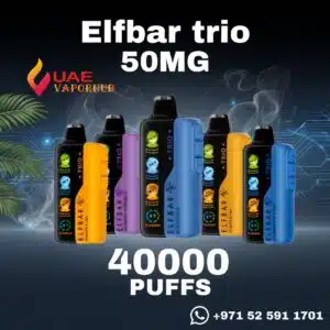 Elf Bar Trio 40000 Puffs Disposable Vape at UAE Vapor Hub