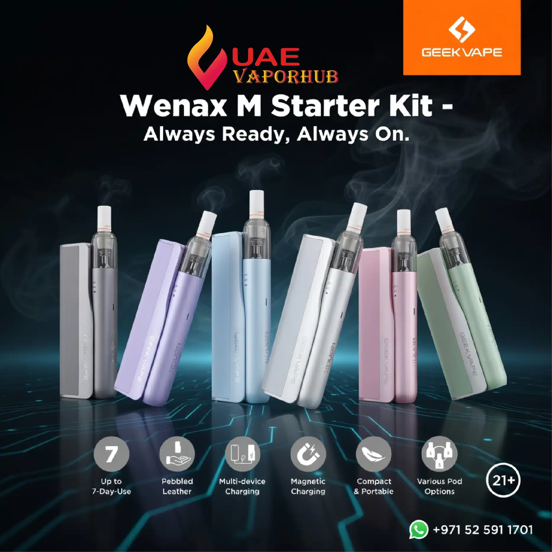 GEEKVAPE WENAX M Starter Kit GEEKVAPE WENAX M Starter Kit at UAE Vapor Hub