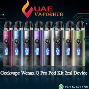 Geekvape Wenax Q Pro Pod Kit 2ml Device at UAE Vapor Hub