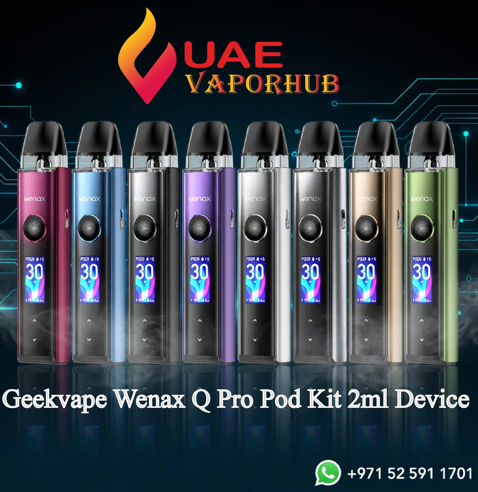 Geekvape Wenax Q Pro Pod Kit 2ml Device Geekvape Wenax Q Pro Pod Kit 2ml Device at UAE Vapor Hub
