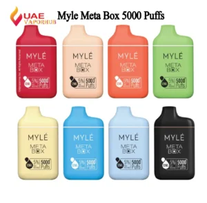 MYLE Meta Box 5000 Puffs Disposable Vape at UAE Vapor Hub