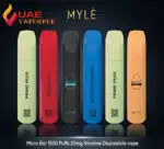 Myle Micro Bar 1500 Puffs 20mg Disposable Vape at UAE Vapor Hub