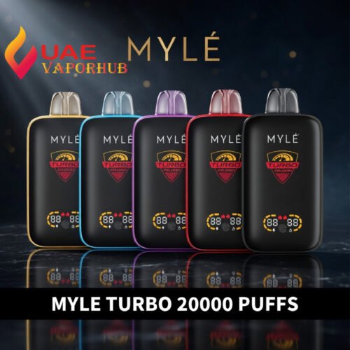 MYLE Turbo 20000 Puffs Disposable Vape at UAE Vapor Hub
