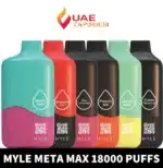 Myle Meta Max 18000 Puffs Disposable vape At UAE Vapor Hub