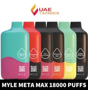 Myle Meta Max 18000 Puffs Disposable vape At UAE Vapor Hub