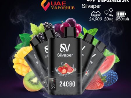 Silvaper 24000 Puffs 20mg nicotine Disposable Vape at UAE Vapor Hub
