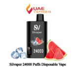 Silvaper 24000 Puffs 20mg nicotine Disposable Vape Watermelon Ice in UAE