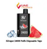 Silvaper 24000 Puffs 20mg nicotine Disposable Vape Watermelon Ice in UAE
