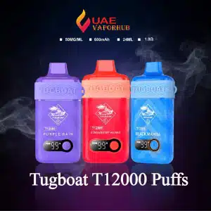 Tugboat-T12000-Puffs-Disposable-Vape Best Tugboat T12000 Puffs 50Mg Disposable Vape in Dubai, UAE