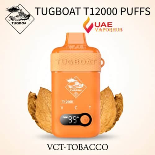 Tugboat T12000 Puffs 50 MG Disposable Vape at UAE Vapor Hub