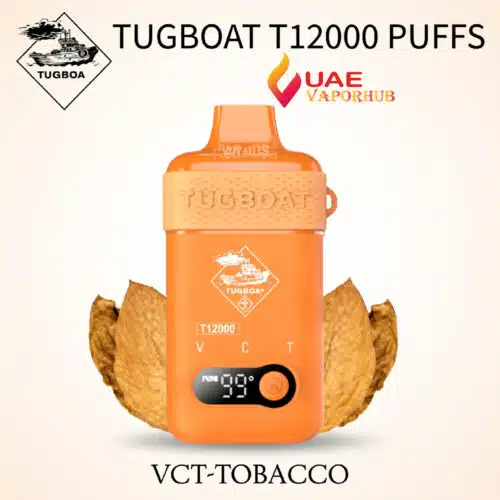 Tugboat T12000 Puffs 50 MG Disposable Vape at UAE Vapor Hub