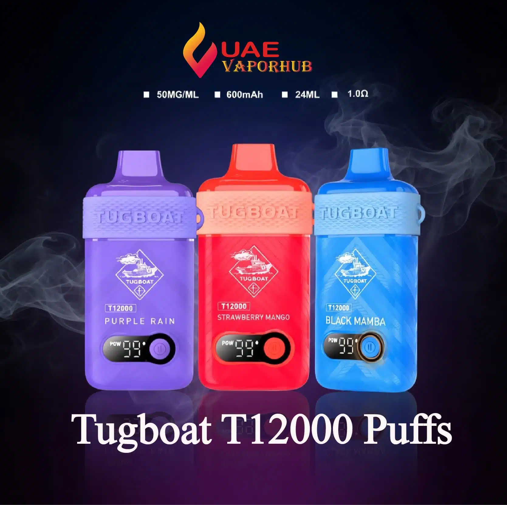 Tugboat T12000 Puffs Best Tugboat T12000 Puffs 50Mg Disposable Vape In Dubai, UAE