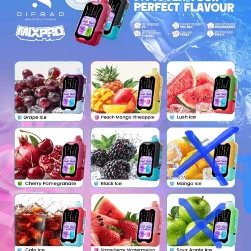 RIFBAR Mix Pro 40000 Puffs Disposable Vape in Dubai
