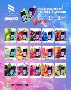 RIFBAR Mix Pro 40000 Puffs Disposable Vape at UAE Vapor Hub.