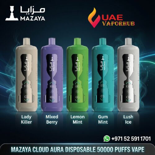 Mazaya Cloud AURA 50000 Puffs Disposable Vape at UAE Vapor Hub