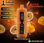 Mazaya Cloud AURA 50000 Puffs Passion Fruit Mango Ice Disposable Vape in UAE