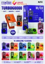 Bounce Turbo 60000 Puffs Disposable Vape in Dubai