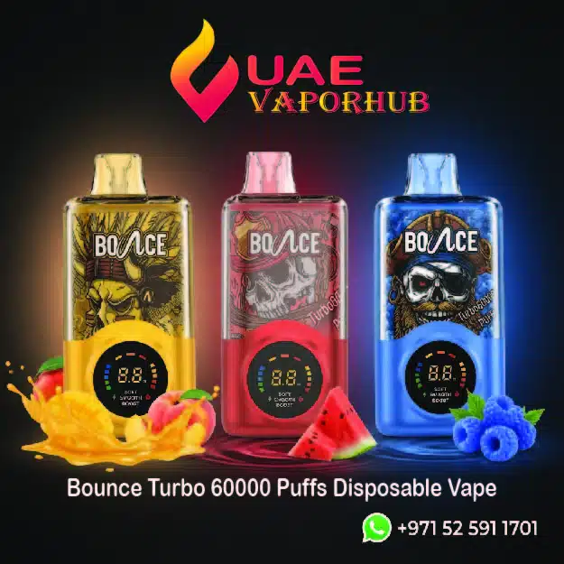 Buy Bounce Turbo 60K Puffs 20Mg Disposable Vape Bounce Turbo 60000 Puffs Disposable Vape at UAE Vapor Hub