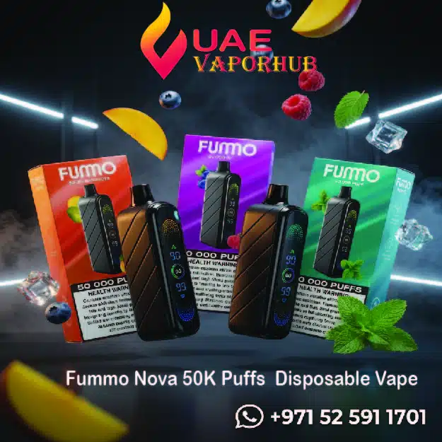 Fummo Nova 50K Puffs Disposable Vape in UAE Buy Fummo Nova 50K Puffs Disposable Vape in UAE