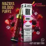 Mazaya Ehookah Deep Cloud 80000 Puffs Strawberry cherry Disposable Vape in Dubai